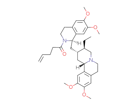 Molecular Structure of 163926-93-0 (N-Pent-4-enoylemetine)