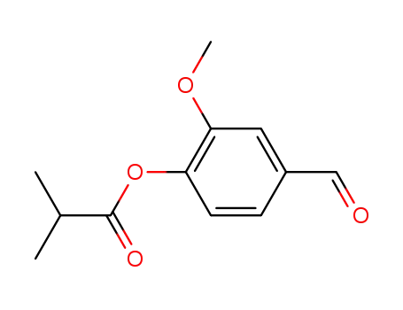 Molecular Structure of 20665-85-4 (Vanillin isobutyrate)