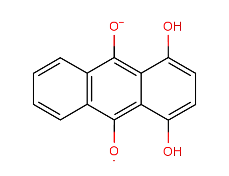 semiquinone of 1,4-dihydroxy-anthracene-9,10-dione