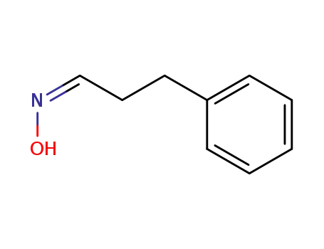 Molecular Structure of 75336-74-2 (Benzenepropanal, oxime, (Z)-)