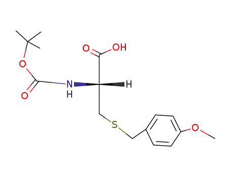 Molecular Structure of 58290-35-0 (Boc-S-4-methoxybenzyl-D-cysteine)