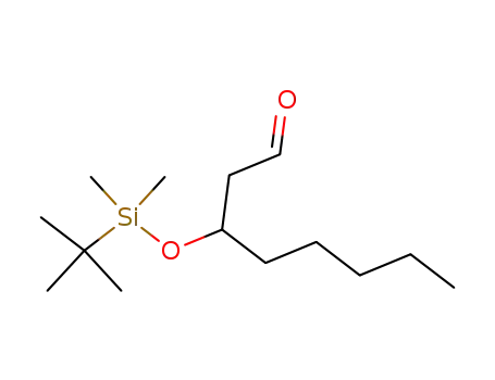 Molecular Structure of 139177-25-6 (Octanal, 3-[[(1,1-dimethylethyl)dimethylsilyl]oxy]-)