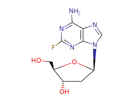 Molecular Structure of 21679-12-9 (2'-DEOXY-2-FLUOROADENOSINE)