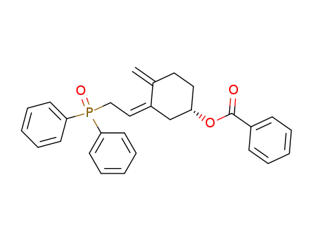 Benzoic acid (S)-3-[2-(diphenyl-phosphinoyl)-eth-(Z)-ylidene]-4-methylene-cyclohexyl ester