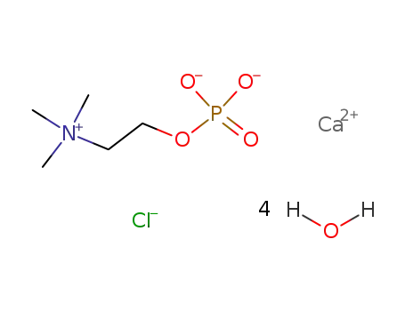 Molecular Structure of 72556-74-2 (PHOSPHORYLCHOLINE CHLORIDE  CALCIUM SAL&)