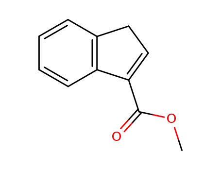 Molecular Structure of 39891-79-7 (METHYL 1H-INDENE-3-CARBOXYLATE)