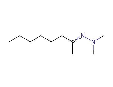 Molecular Structure of 60676-12-2 (2-Octanone, dimethylhydrazone)