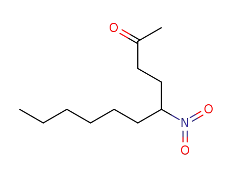 Molecular Structure of 63294-59-7 (2-Undecanone, 5-nitro-)