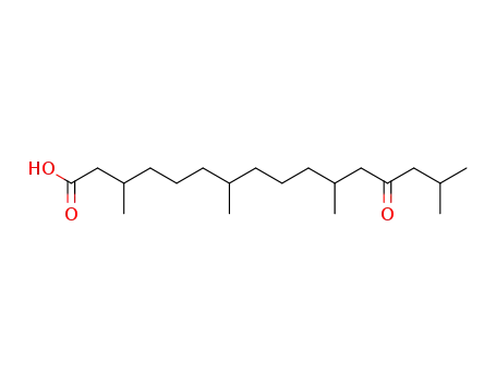 2,6,10,14-Tetramethyl-pentadecanon-<sup>(12)</sup>-carbonsaeure-<sup>(1)</sup>