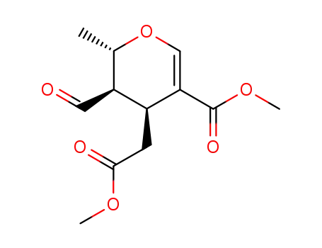 (4<i>S</i>)-5<i>c</i>-formyl-4<i>r</i>-methoxycarbonylmethyl-6<i>t</i>-methyl-5,6-dihydro-4<i>H</i>-pyran-3-carboxylic acid methyl ester