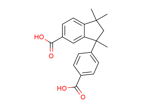 1H-Indene-5-carboxylicacid, 3-(4-carboxyphenyl)-2,3-dihydro-1,1,3-trimethyl-