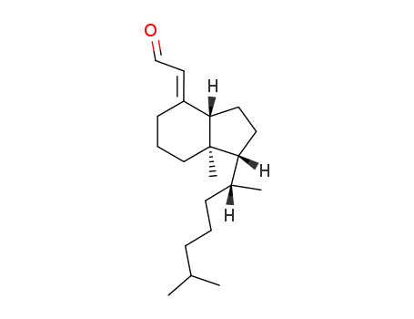 Molecular Structure of 84928-46-1 ([(3a<i>S</i>4<i>E</i>)-1<i>t</i>-((<i>R</i>)-1,5-dimethyl-hexyl)-7a-methyl-(3a<i>r</i>,7a<i>t</i>)-octahydro-inden-4-yliden]-acetaldehyde)
