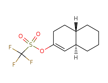 Molecular Structure of 92610-61-2 (Methanesulfonic acid, trifluoro-,
3,4,4a,5,6,7,8,8a-octahydro-2-naphthalenyl ester, trans-)