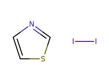 Molecular Structure of 56064-01-8 (thiazole-I<sub>2</sub>)