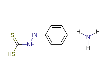 Molecular Structure of 18995-90-9 (PHENYLHYDRAZINOCARBODITHIOIC ACID, AMMONIUM SALT)