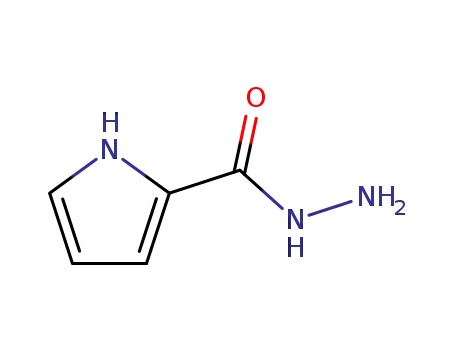 Molecular Structure of 50269-95-9 (1H-Pyrrole-2-carbohydrazide)