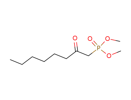 Molecular Structure of 61408-88-6 (Phosphonic acid, (2-oxooctyl)-, dimethyl ester)