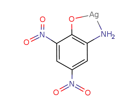 Molecular Structure of 33393-67-8 ({AgC<sub>6</sub>H<sub>4</sub>N<sub>3</sub>O<sub>5</sub>})