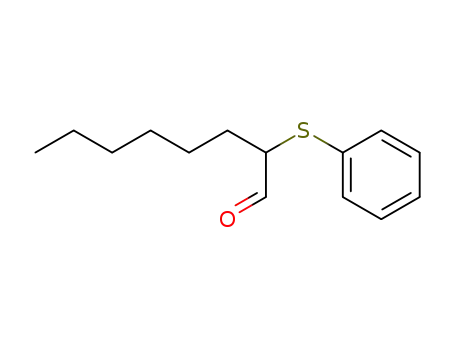 Molecular Structure of 81447-41-8 (Octanal, 2-(phenylthio)-)