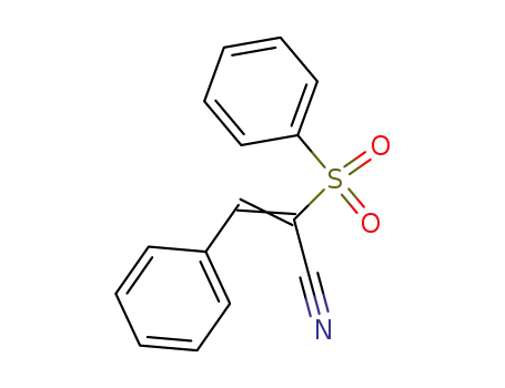 2-Propenenitrile, 3-phenyl-2-(phenylsulfonyl)-