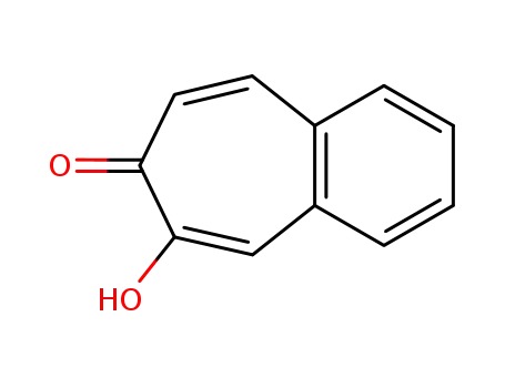Molecular Structure of 3144-47-6 (7-hydroxy-6H-benzo[7]annulen-6-one)