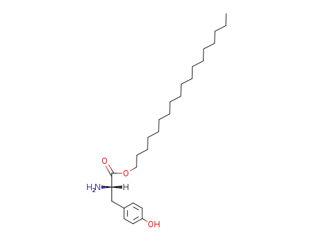 Molecular Structure of 73393-27-8 (octadecyl L-tyrosinate)