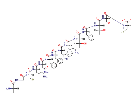 Molecular Structure of 40958-31-4 (dihydrosomatostatin)