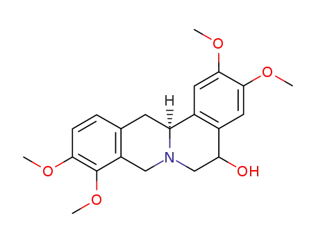 Molecular Structure of 870282-81-8 ((13aS)-2,3,9,10-tetramethoxy-5,8,13,13a-tetrahydro-6H-dibenzo[a,g]quinolizin-5-ol)