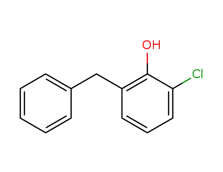 Molecular Structure of 38932-56-8 (6-benzyl-2-chlorophenol)