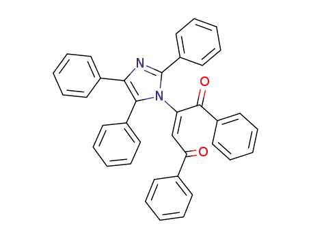 Molecular Structure of 103456-86-6 ((E)-1-(2,4,5-triphenylimidazolyl)-1,2-dibenzoylethylene)