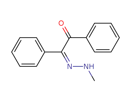 Molecular Structure of 34289-86-6 ((2Z)-2-(methylhydrazono)-1,2-diphenylethanone)