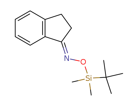 Molecular Structure of 251980-46-8 (1-indanone O-(tert-butyldimethylsilyl)oxime)