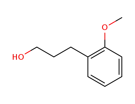 Molecular Structure of 10493-37-5 (3-(2-METHOXY-PHENYL)-PROPAN-1-OL)