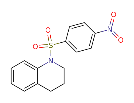 Molecular Structure of 182565-33-9 (1-(4-nitrobenzenesulfonyl)-1,2,3,4-tetrahydroquinoline)