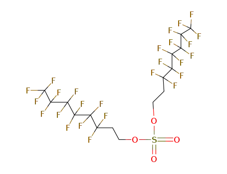 Molecular Structure of 1741-03-3 ((C<sub>6</sub>F<sub>13</sub>C<sub>2</sub>H<sub>4</sub>O)2SO<sub>2</sub>)