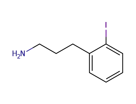 Molecular Structure of 213964-76-2 (Benzenepropanamine, 2-iodo-)