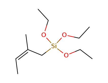 Molecular Structure of 63942-83-6 (Silane, triethoxy(2-methyl-2-butenyl)-, (Z)-)
