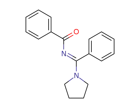 N-[(phenyl)(pyrrolidin-1-yl)methylene]benzamide