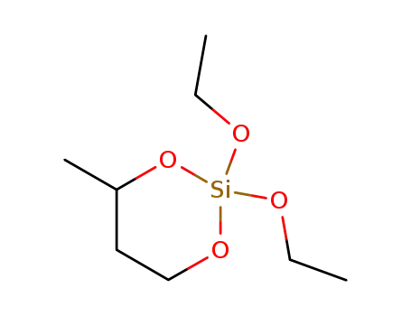 Molecular Structure of 93179-04-5 (1,3-Dioxa-2-silacyclohexane, 2,2-diethoxy-4-methyl-)
