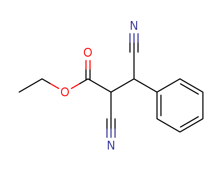 Benzenepropanoic acid, a,b-dicyano-, ethyl ester