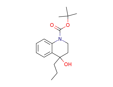 1(2H)-Quinolinecarboxylic acid, 3,4-dihydro-4-hydroxy-4-propyl-,
1,1-dimethylethyl ester