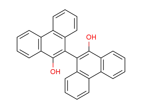 Molecular Structure of 95033-74-2 ([9,9'-Biphenanthrene]-10,10'-diol, (9S)-)