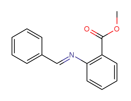 Molecular Structure of 39129-16-3 (methyl 2-[(phenylmethylene)amino]benzoate)
