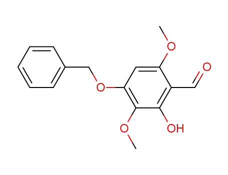 4-benzyloxy-2-hydroxy-3,6-dimethoxybenzaldehyde