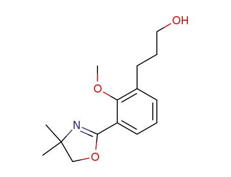 3-[3-(4,4-Dimethyl-4,5-dihydro-oxazol-2-yl)-2-methoxy-phenyl]-propan-1-ol