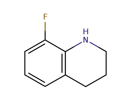 Molecular Structure of 75414-02-7 (8-FLUORO-1,2,3,4-TETRAHYDROQUINOLINE)