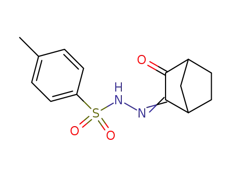 Molecular Structure of 51906-26-4 (4-methyl-N-[(3-oxonorbornan-2-ylidene)amino]benzenesulfonamide)