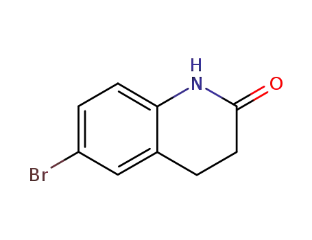 Molecular Structure of 3279-90-1 (6-BROMO-3,4-DIHYDRO-1H-QUINOLIN-2-ONE)
