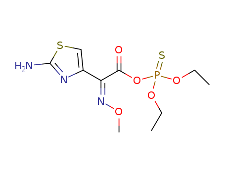 4-Thiazoleacetic acid,2-amino-a-(methoxyimino)-, (aZ)-, anhydride with O,O-diethylhydrogen phosphorothioate (9CI)