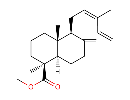 1-Naphthalenecarboxylic acid, decahydro-1,4a-dimethyl-6-methylene-5-((2Z)-3-methyl-2,4-pentadien-1-yl)-, methyl ester, (1S,4aR,5S,8aR)-